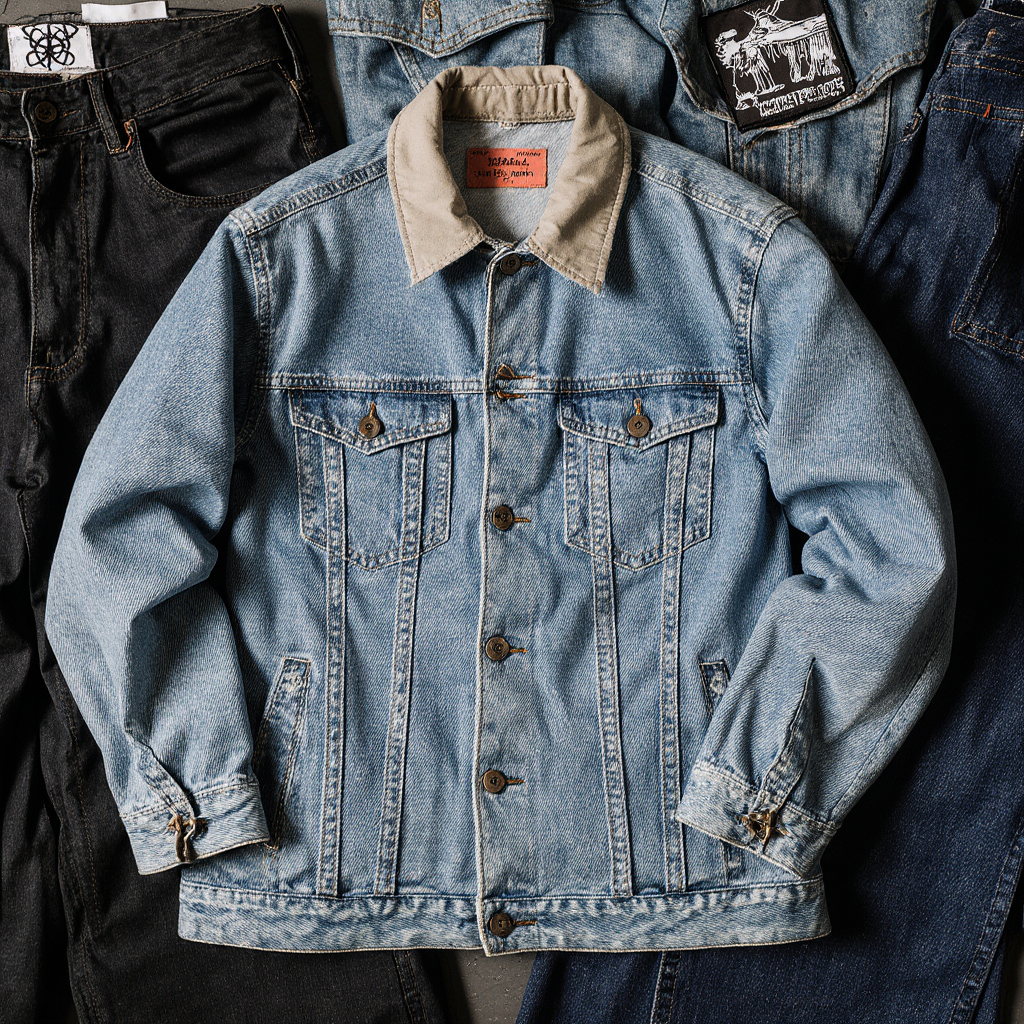 10KG Vintage Branded Denim Jackets