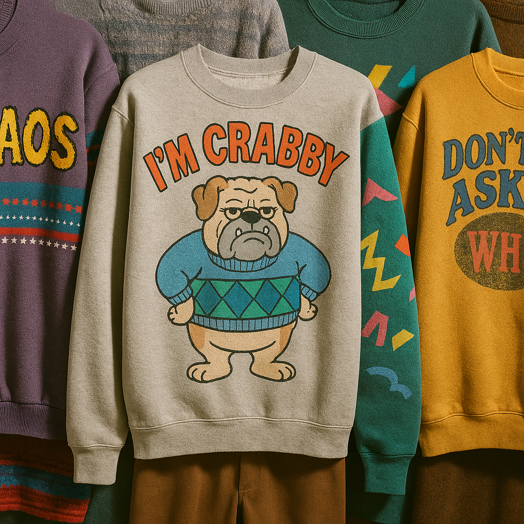 20 Sweats Vintage Crazy look