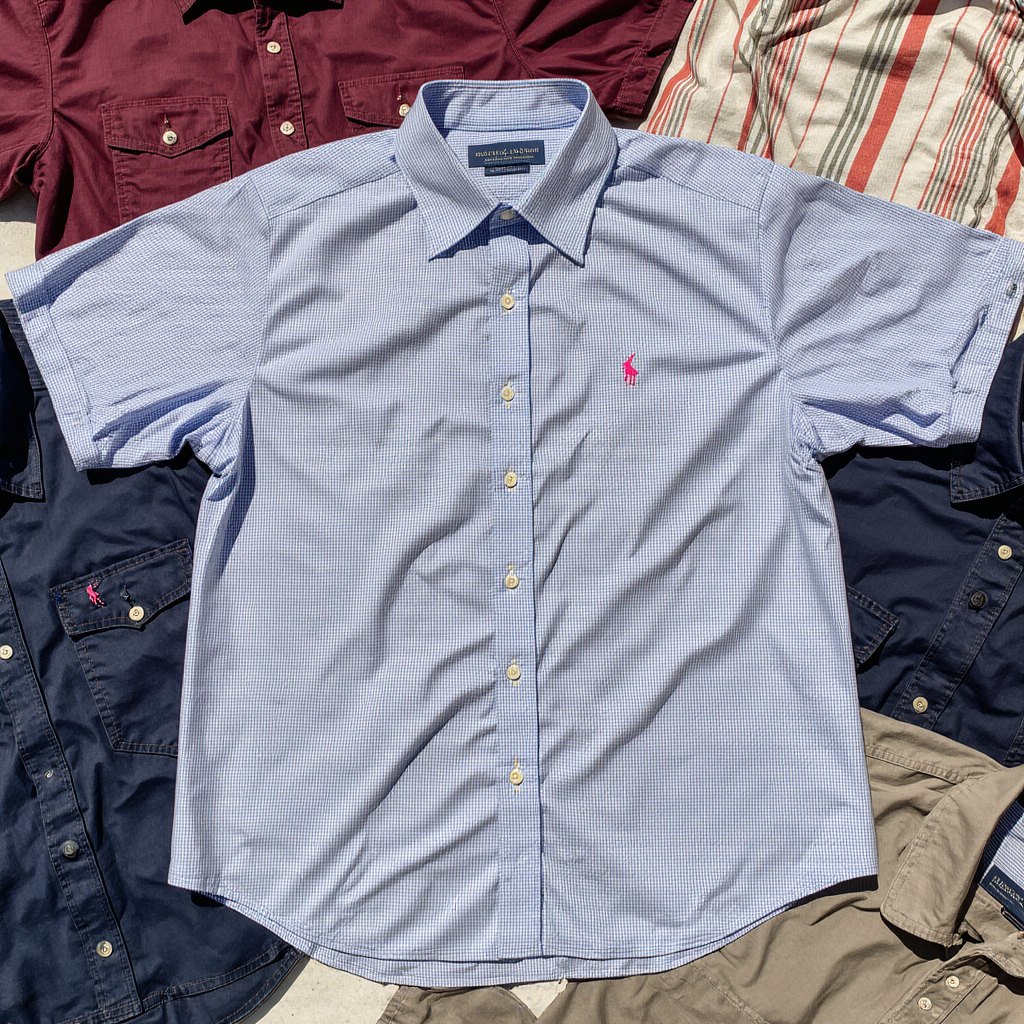 10KG Vintage Branded Shirt Mix