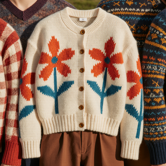 20 pull hiver tricote vintage crazy look