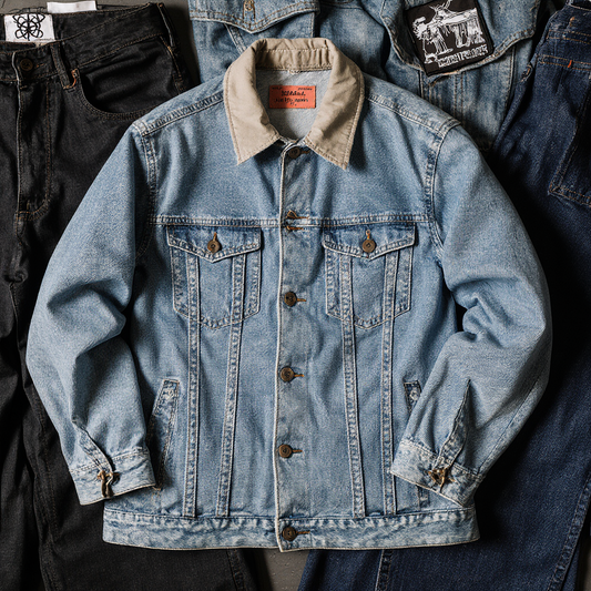 10KG Vintage Branded Denim Jackets